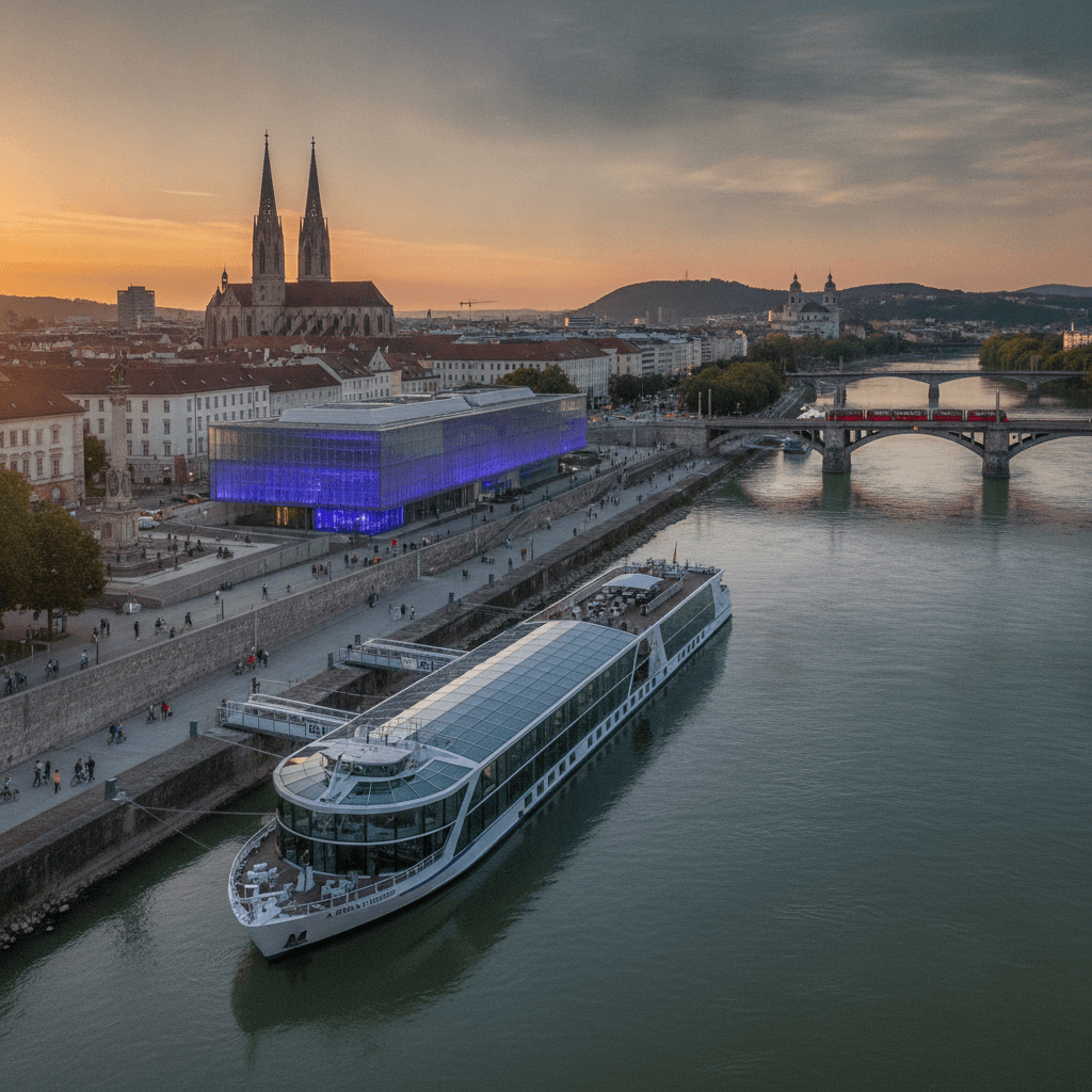 Port of Linz (Donaulände / Linz Danube River Cruise Port)